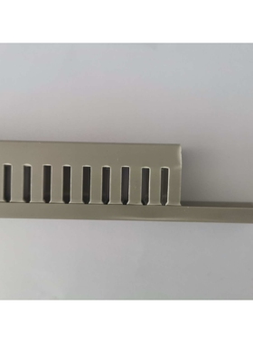 卡固80灰色80pvc线槽开口u型配电箱柜高60宽*6080x60mm阻燃行线槽