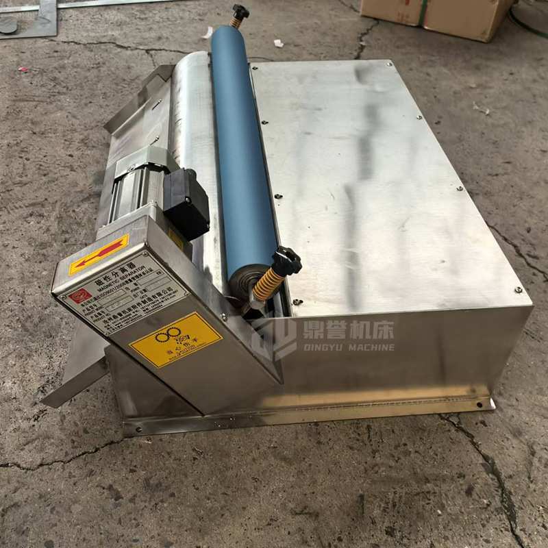 不锈钢磁性离器磨床胶辊磁选机铁泥磁性分离器 冷却液刮渣机