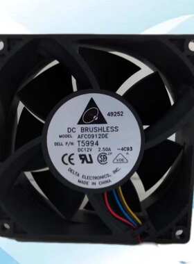 台达 AFC0912DE  9038 12V 2.5A 4线PWM 服务器超暴力散热风扇