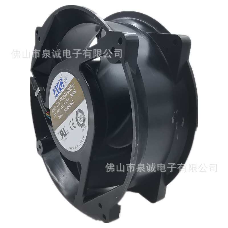 AVC奇宏 20070 48V5.16A 滚珠铝框暴力风扇DYTA2070B8S  机箱工控