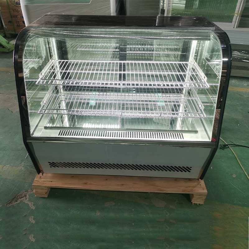 桌上弧形蛋糕展示柜商用便利店甜品店小型冷藏甜品台式展示冰箱