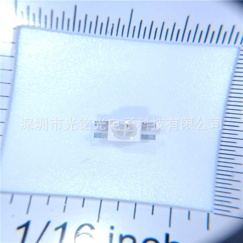 厂家直销 金线 3528反贴RGB七彩4脚 6028红蓝绿全彩三色 键盘灯珠