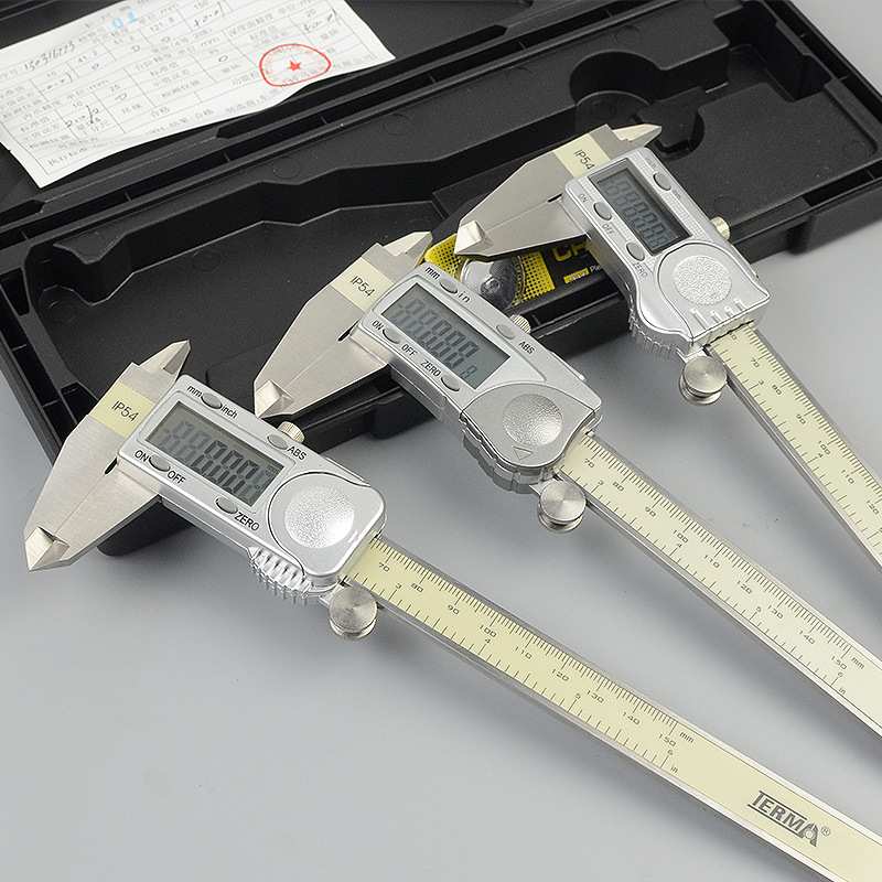 IP54级特马工业级电子数显游标卡尺0-150mm0-200mm0-300mm