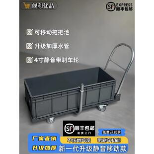 车移动保形洁拖地车拖把池带刹工厂拖布桶长校方无品牌/水槽学清