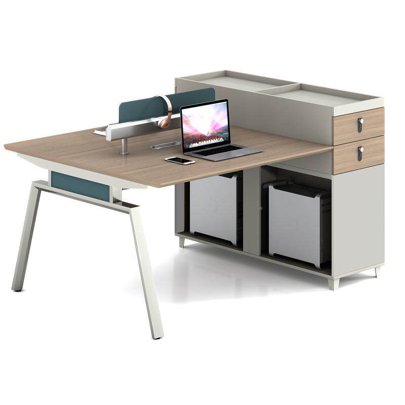 4高端职员办公桌现代轻奢公1022桌员工桌办职员桌高柜人位组合现