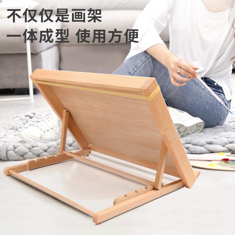 生画板美术生画架桌面台架式素描写儿童673水画画架子画室彩水粉