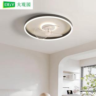 2大园卧间室灯吸顶灯02观5新款风扇灯主卧餐厅237灯现代简约儿童