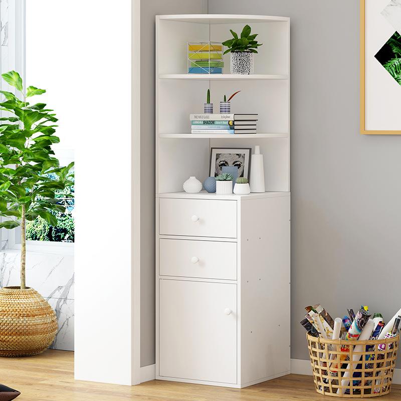 书柜架创意落地书简约现代多多功能书橱学AMN生小层书架置物架