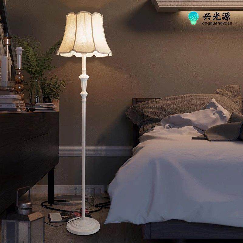 式落地房814灯复古风立式台灯美风艺术客厅间美灯沙发客厅落地欧