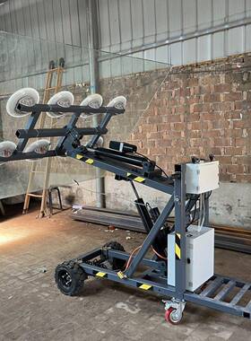 真空墙玻璃盘安无品牌/装车吸盘机行械手电动走升降式吸幕玻璃移