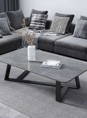 客家用轻奢板DCY茶几现约代小厅户型岩桌子意式经济型简喝茶茶台