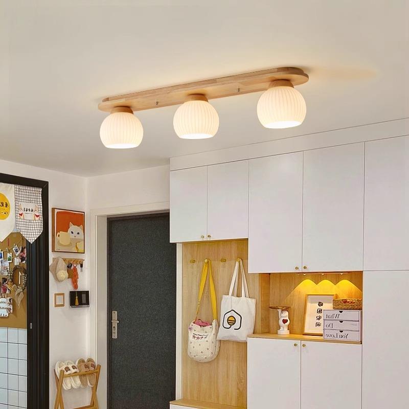 日式原木风入走廊道灯阳过户台吸顶灯具现代80361553简约玄关衣帽