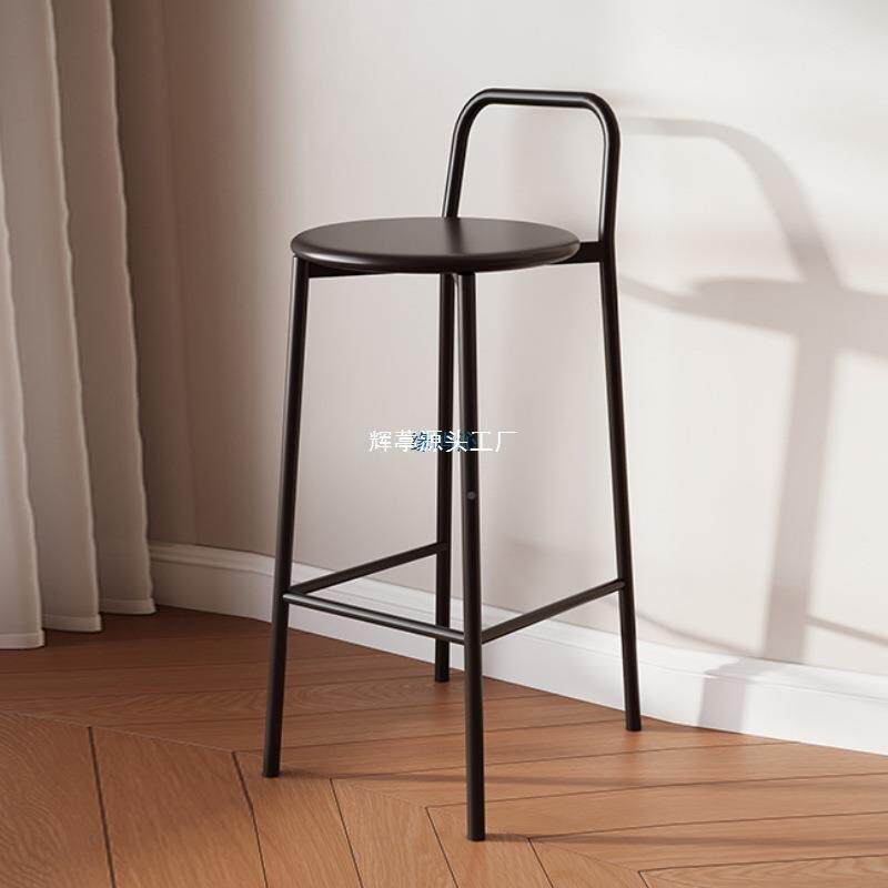 吧椅现简DKF约吧台椅轻奢家用高脚代吧凳设计师酒休凳网红靠背闲