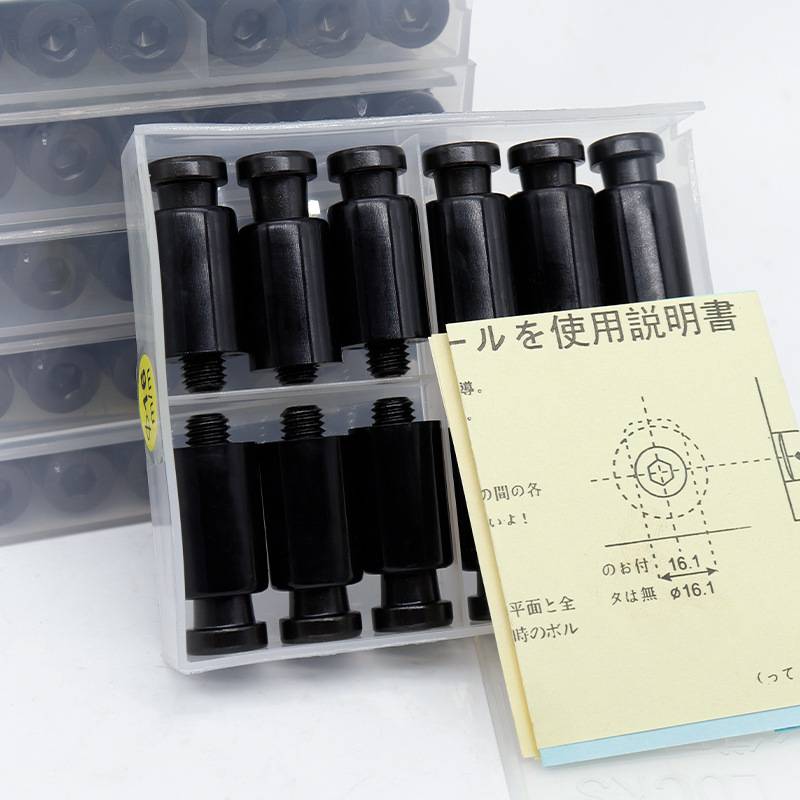 进口耐高温模具开闭器胶塞螺丝尼龙拉扣锁扣黑色盒装胶杆排气树脂