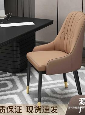 椅子家用奢轻餐椅简33903约现代靠背凳子办椅酒店餐厅子休闲椅餐