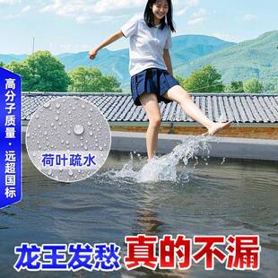 屋顶防水补漏顶材料房WKF顶楼裂缝水平房漏屋外墙渗防水涂料防胶