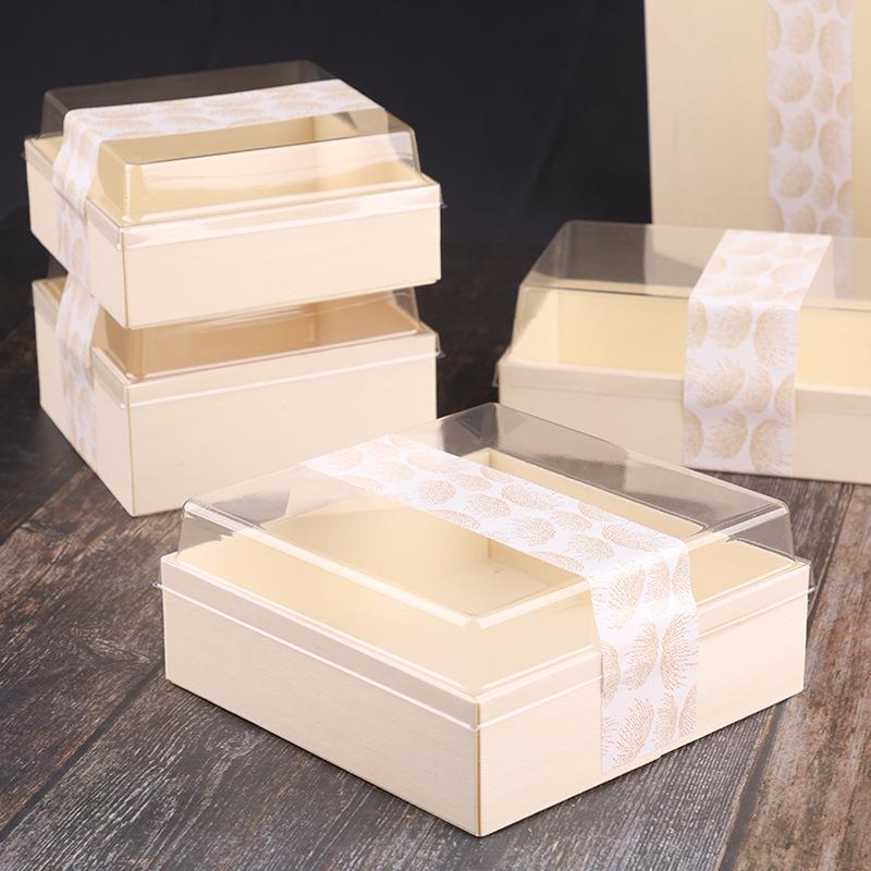 烘娘焙甜品打包盒媚肉酥松小贝CCZ毛巾卷三明治蛋黄蛋糕盒子包装