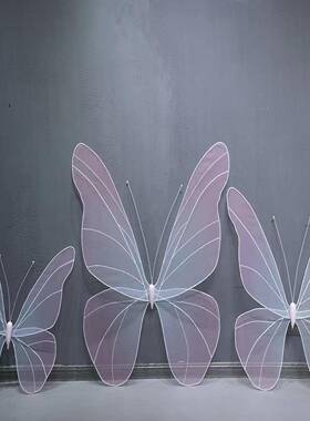 景蝴蝴蝶挂背件路bjhd引蝴蝶发光蝴蝶bu蝶tterfly