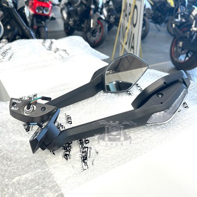CFMOTO 春风450sr后视镜 转向灯倒车镜子 单摇臂反光镜片底座