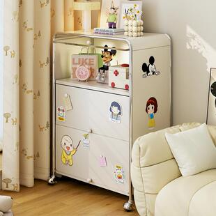 厨房置物架落地多层家用边收纳柜子多功能碗雅餐柜柜储BJO物柜橱