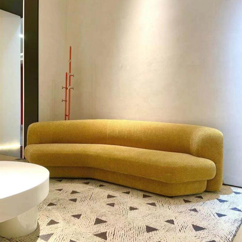 意式极简圆展LWH弧形沙现代创意复古大小户发型设计师厅人多布艺,电子元器件市场,其它元器件,淘宝优惠券,粉丝福利购,淘宝优惠卷