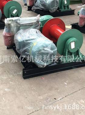 慢速J5型钢丝绳卷扬机桥动梁吊油压制卷装扬机电磁变速LDWM卷扬机