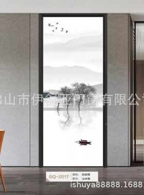 古典风窄边框所铝金平FVR开洗门卫生间手合间厕淋浴门中空玻璃隔