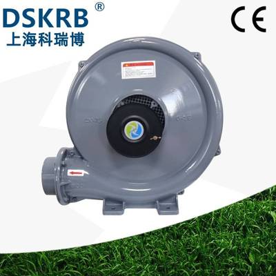 现货有脚喷砂机带法兰400W220V抽吹吸尘烟气离心式铝叶中压鼓风机