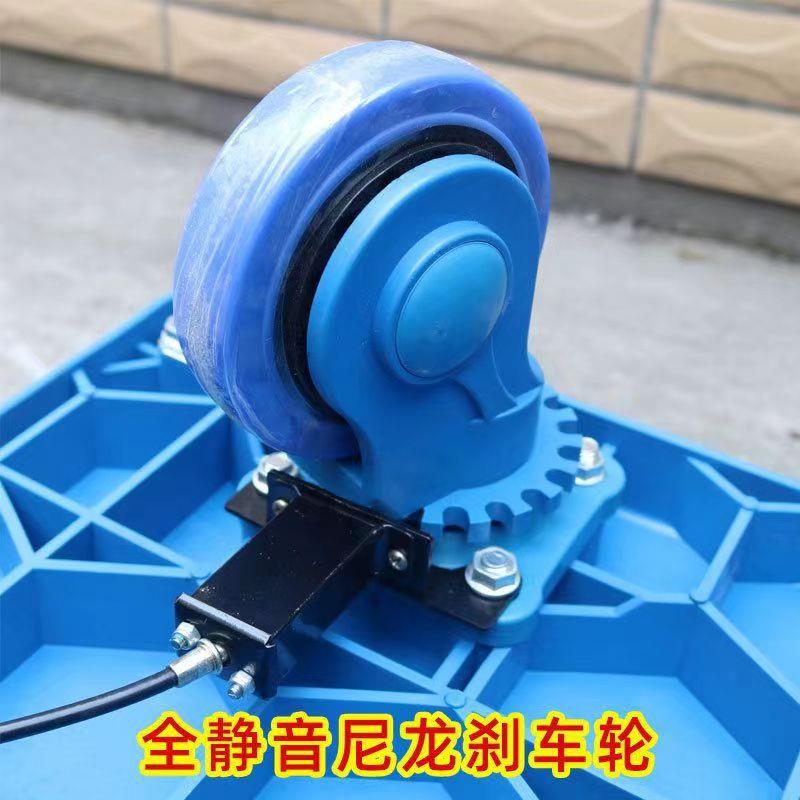 手刹手推板车平车音机场折搬运静车叠LAV家用超市仓库推车搬运工