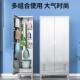 不锈钢洁柜校学教室卫柜保洁柜家JLK45用阳台拖把扫把工具收清纳
