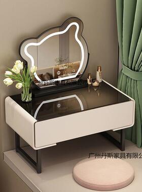 户DSfw8cYb新款梳妆台小型窄梳妆台飘窗小阳台台茶几玻榻榻米收网