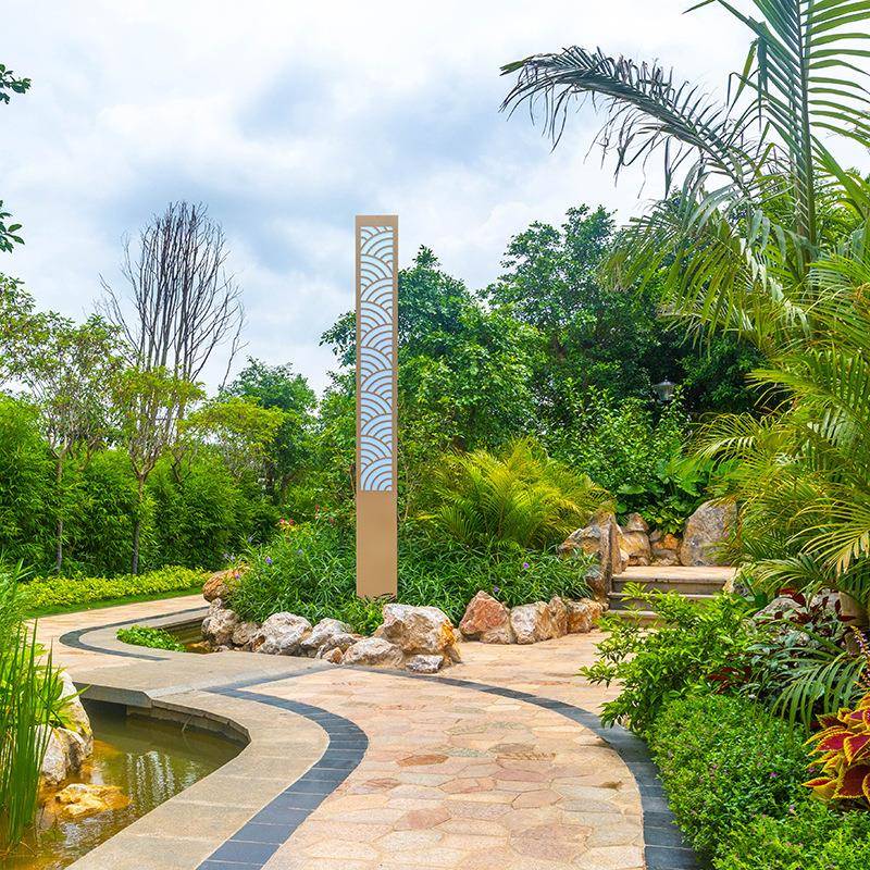 外防水LED庭院灯小户区公园人BQV行观灯别墅花园草坪太阳能道景路