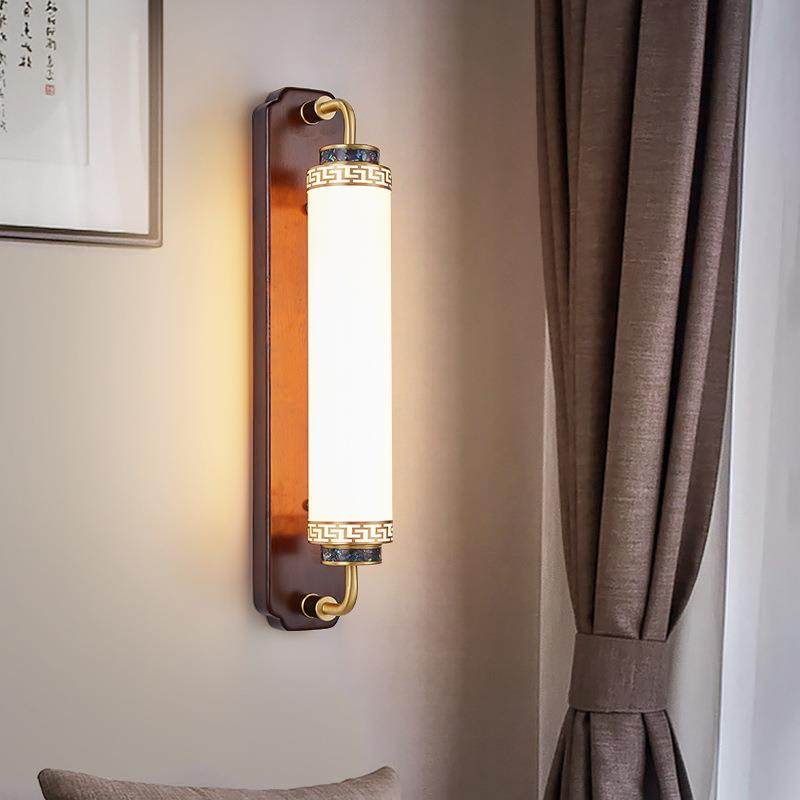 大轻观园卧室床头壁灯新中中式全铜灯具国风奢具设计师DZI高端灯6