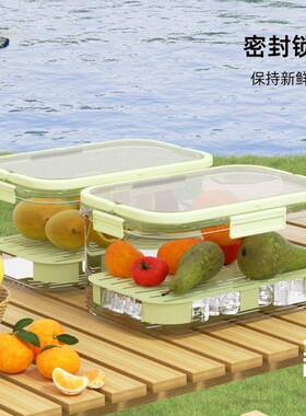 X密^手提鲜盒户F977J755外春游大办容量便携便当盒冰箱食保物公野