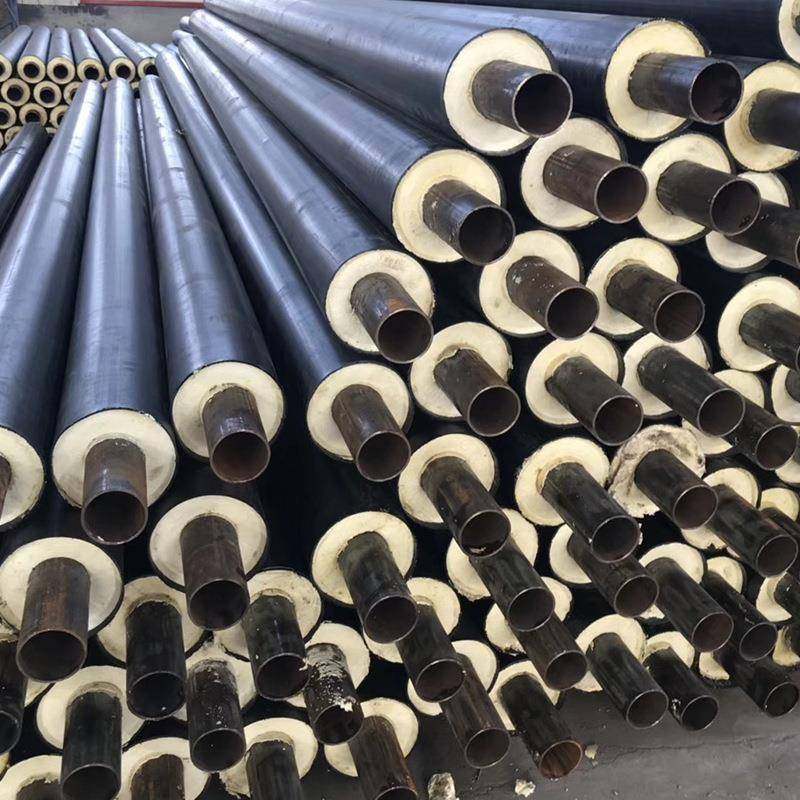 热力输送温管RQQ道塑酯走热保水无缝聚氨保温管套钢直埋发泡管道