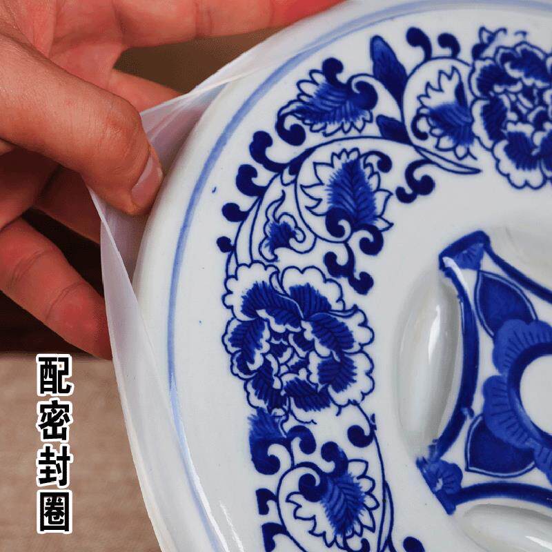 1VPR2530斤装陶瓷米缸大斤米桶VCR家用水粉缸0斤带盖密封面缸腌菜