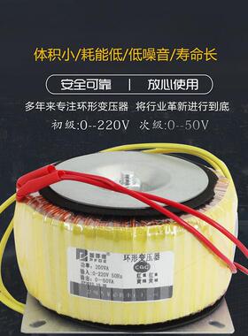 200W50VA环形变压器步进驱动器配变器电源200W50/40压W/600W220V