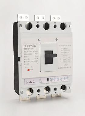 电子式塑壳断路器1000A1020A1子60AFOB液晶电式漏电断5路器厂家