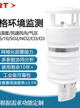 富奥通FRT质AQM605空气微站空气量检体测仪一环境监测小型气象站