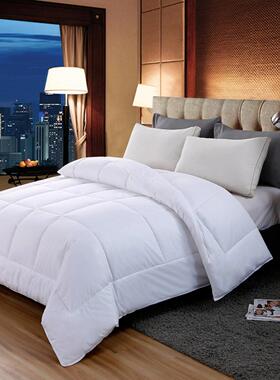 155x210cm学生宿舍单人被子1.55x2.1米学校丝棉被芯4斤春秋被冬被