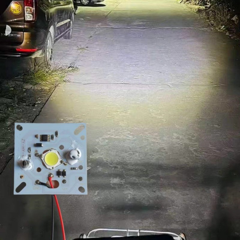 电动车三轮车四轮电摩大灯灯板改装灯芯篷车前大灯配件强弱光灯板