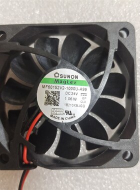 MF60152V2-1000U-A99 SUNON风扇 6CM变频器风机 24V 6015静音风扇