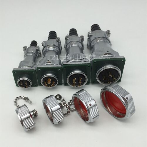 WY16/WY20/WY24/WY28航空插头插座2-3针4-5-6孔9-12-26芯防水TI/Z