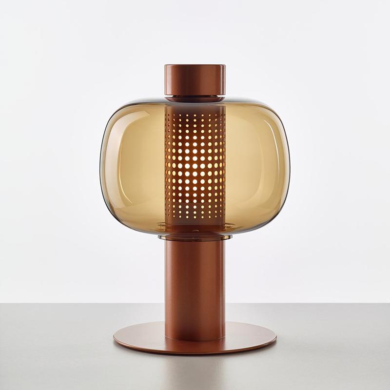 后现代简约创意玻璃台灯北欧客厅卧室床头灯设计师艺术样板房轻奢