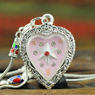 泰国佛牌古巴文利幸运星心锁佛牌