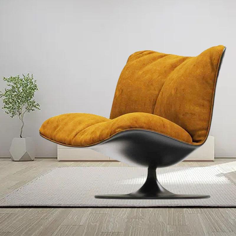 baxter轻奢意式客厅旋转单人沙发极简玛丽莲懒人阳台鸭嘴休闲躺椅