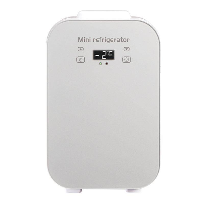 单核数显8L车家两用冷藏箱小型宿舍家用车载美妆迷你冷暖小冰箱