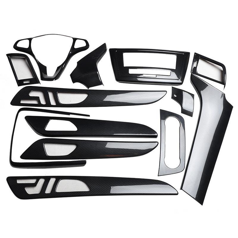 专用于奔驰gle320改装ml400gle400glgls450内饰碳纤维装饰条