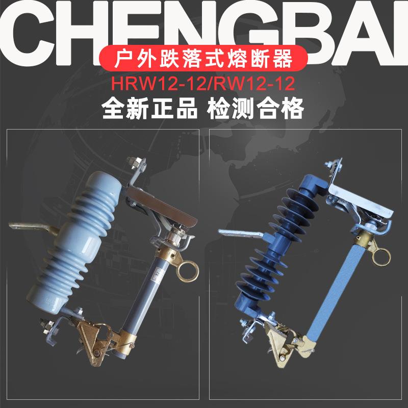 高压跌落式熔断器HRW12-12KV/100A200A陶瓷式户外硅橡胶令克开关