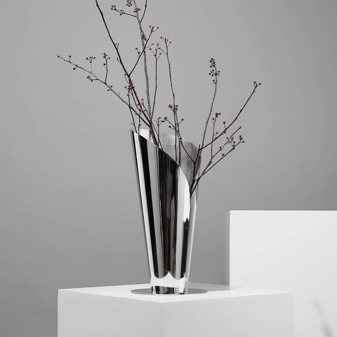 简约现代轻奢不锈钢艺术花瓶摆件样板间售楼处餐厅客厅装饰插花器,清洗/食品/商业设备,风口/风叶/风机配件,淘宝优惠券,粉丝福利购,淘宝优惠卷